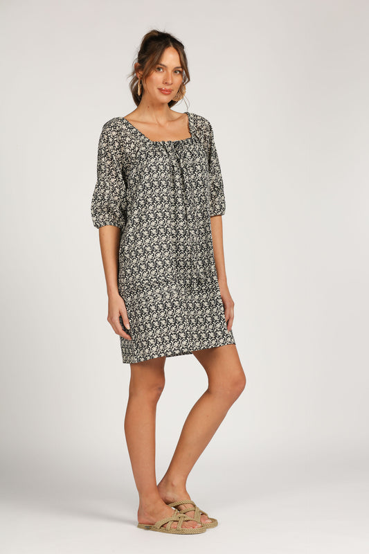 Dress Priya - Celestia Indigo Blue Cotton