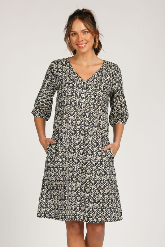 Dress Ananya - Celestia Indigo Blue Cotton