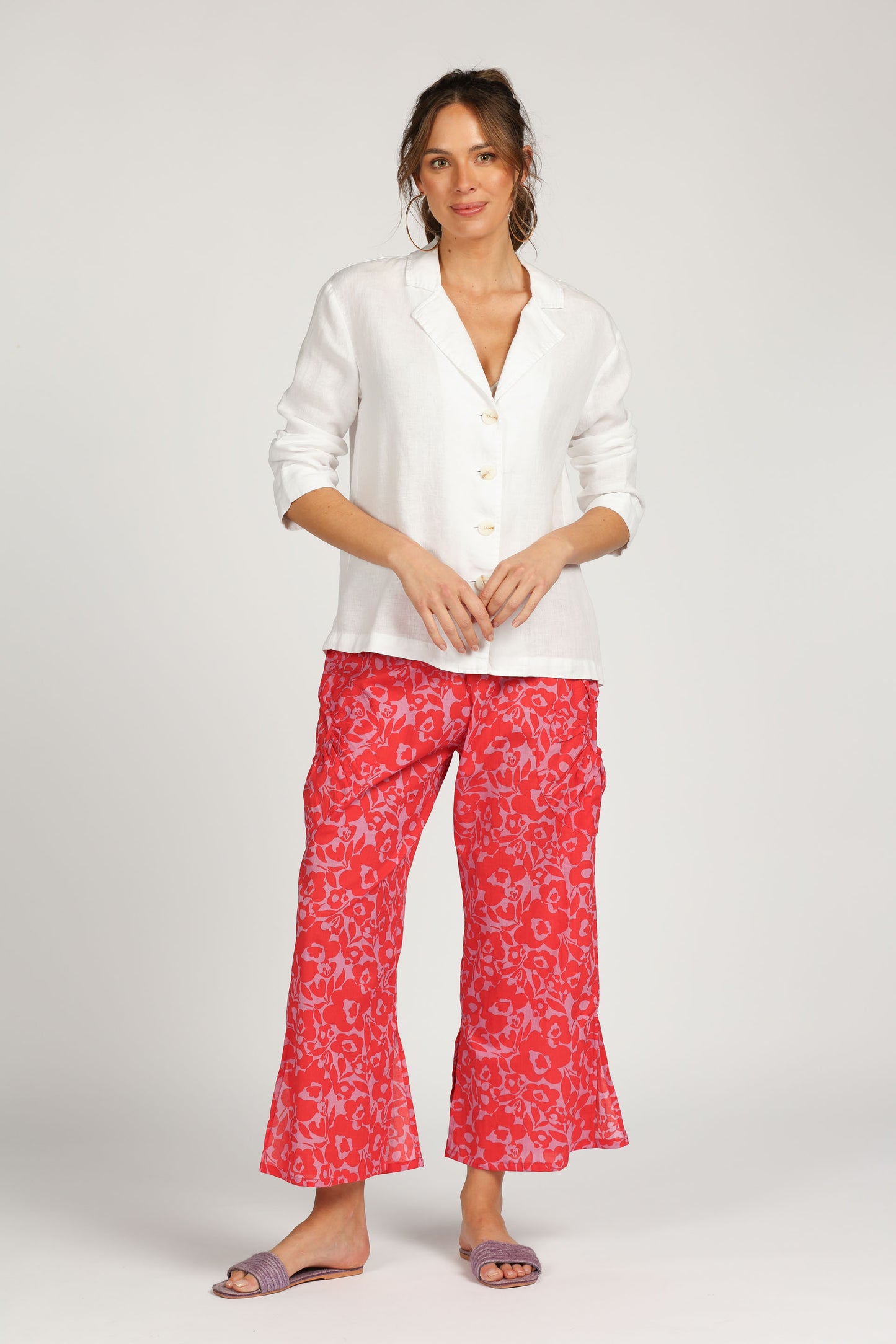 Pant Jaya ™ - Dreamstate Red Lilac Cotton