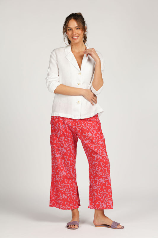 Pant Jaya - Dreamstate Red Lilac Cotton