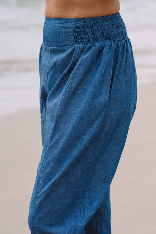 Pant Yoga - Ultralight Cotton Chambray