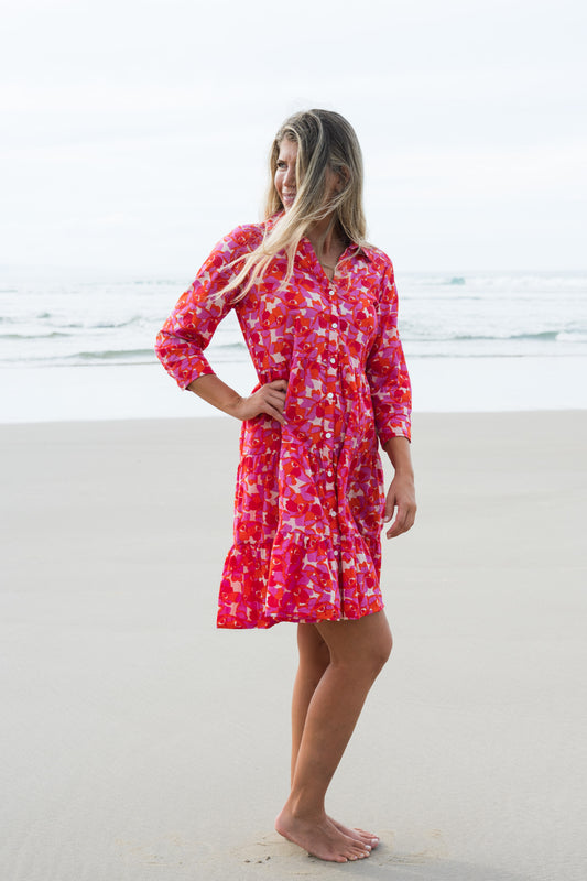 Dress Ava - Flamenco Cotton