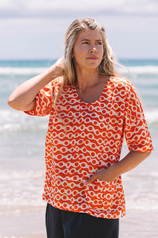 Top Chinta - Anouk Papaya Ecru