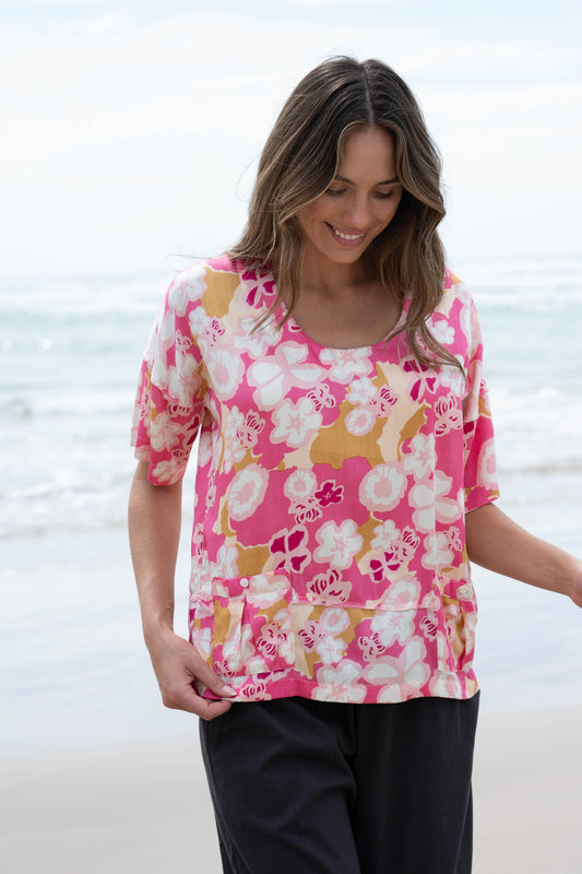 Top Chinta - Provence Rosa FeatherTouch Viscose