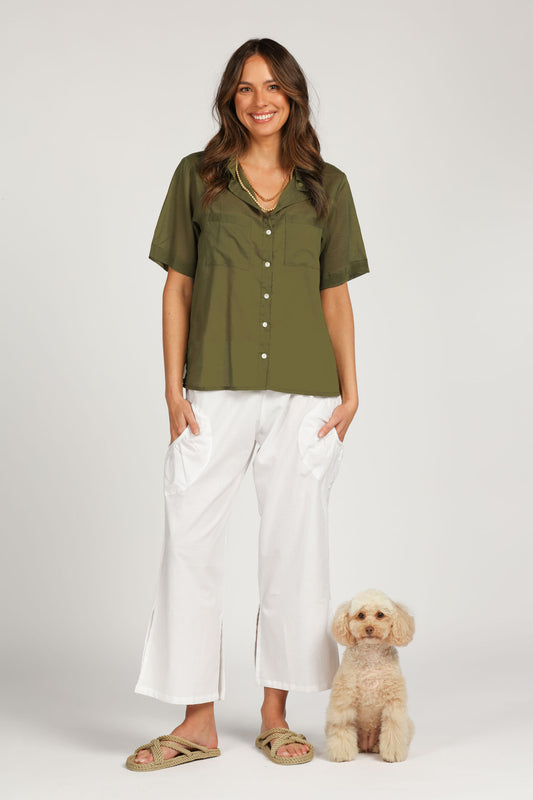 Pant Jaya - White Cotton