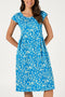 Dress Sitari - Dreamstate Pagoda Blue Cotton