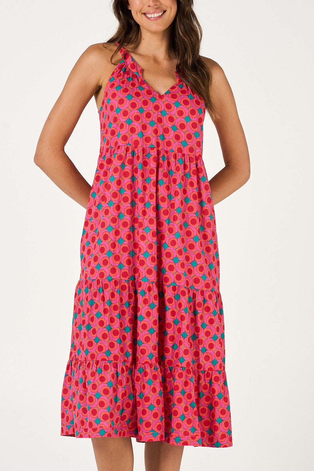 Dress Lucia - Summer Retro Cotton