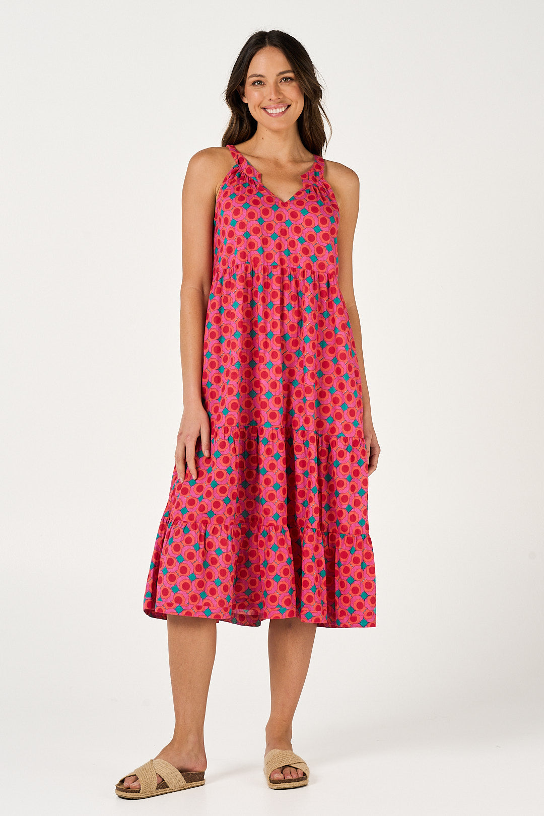 Dress Lucia - Summer Retro Cotton