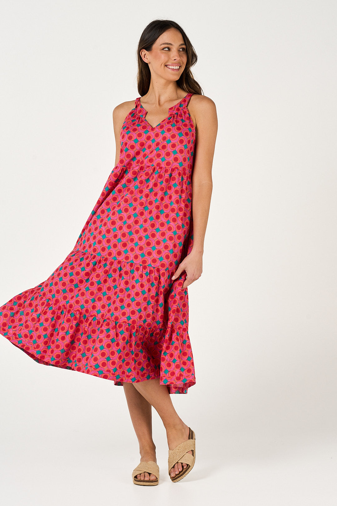 Dress Lucia - Summer Retro Cotton