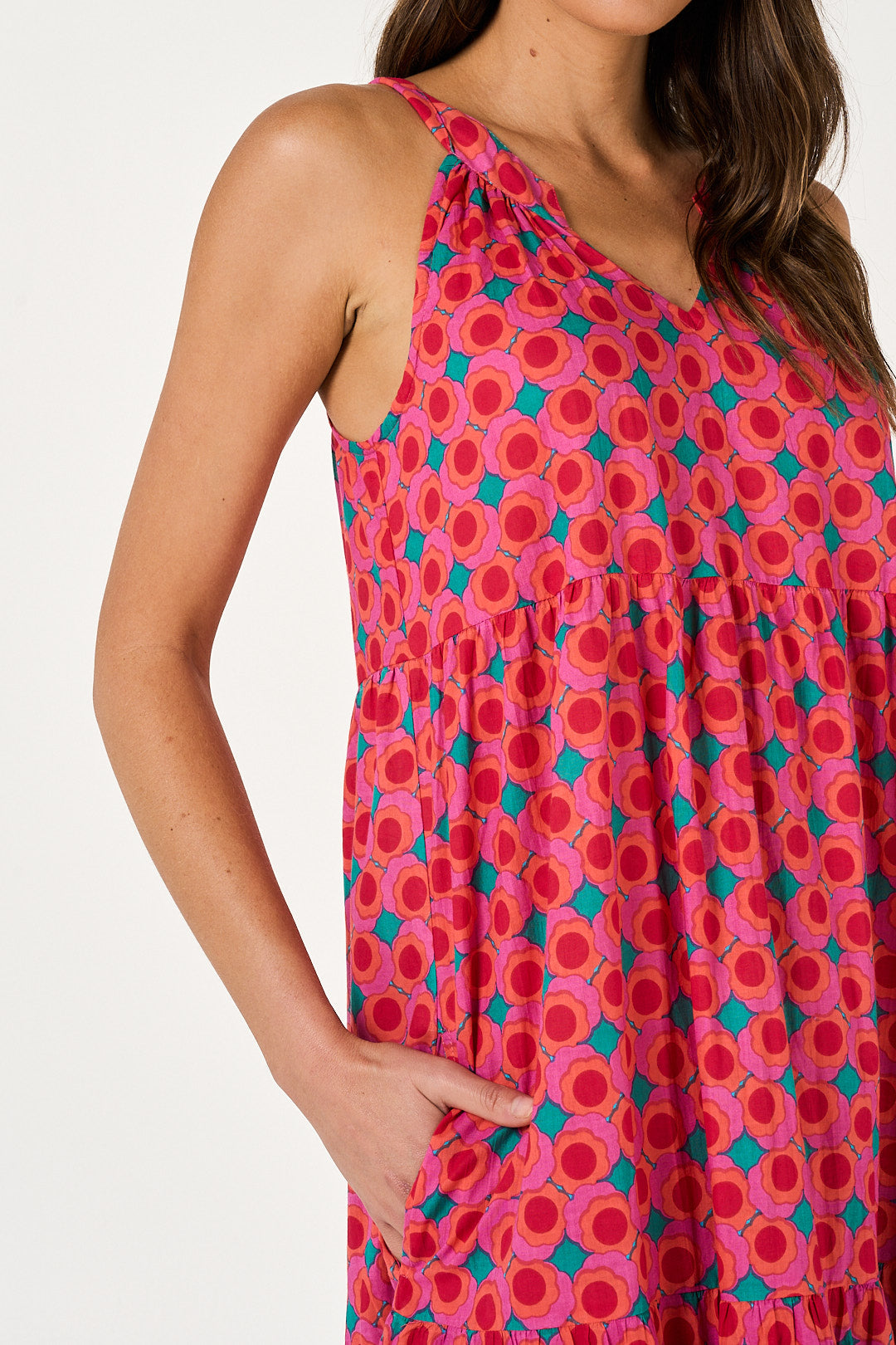 Dress Lucia - Summer Retro Cotton