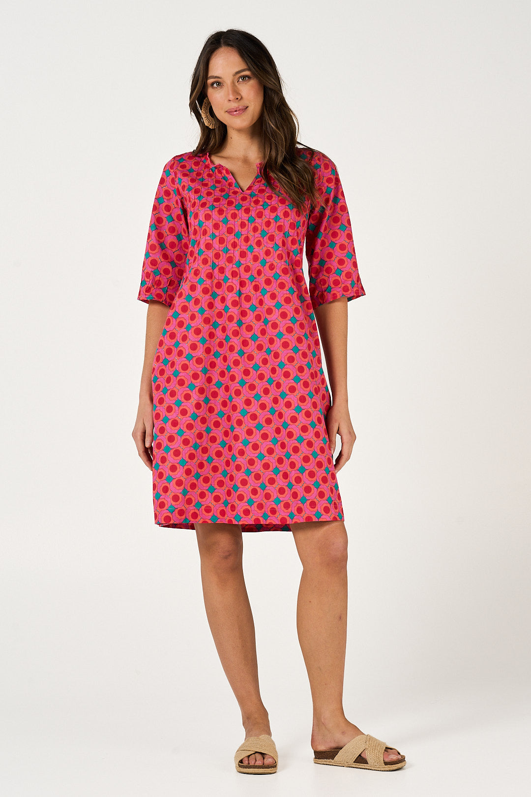 Dress Fleur -  Summer Retro Cotton