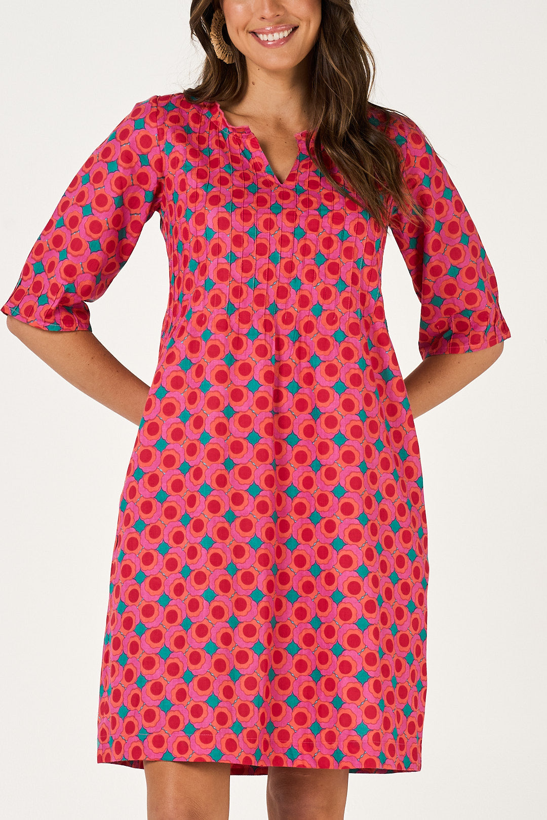 Dress Fleur -  Summer Retro Cotton