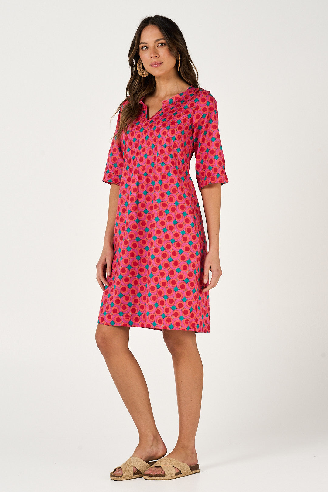 Dress Fleur -  Summer Retro Cotton