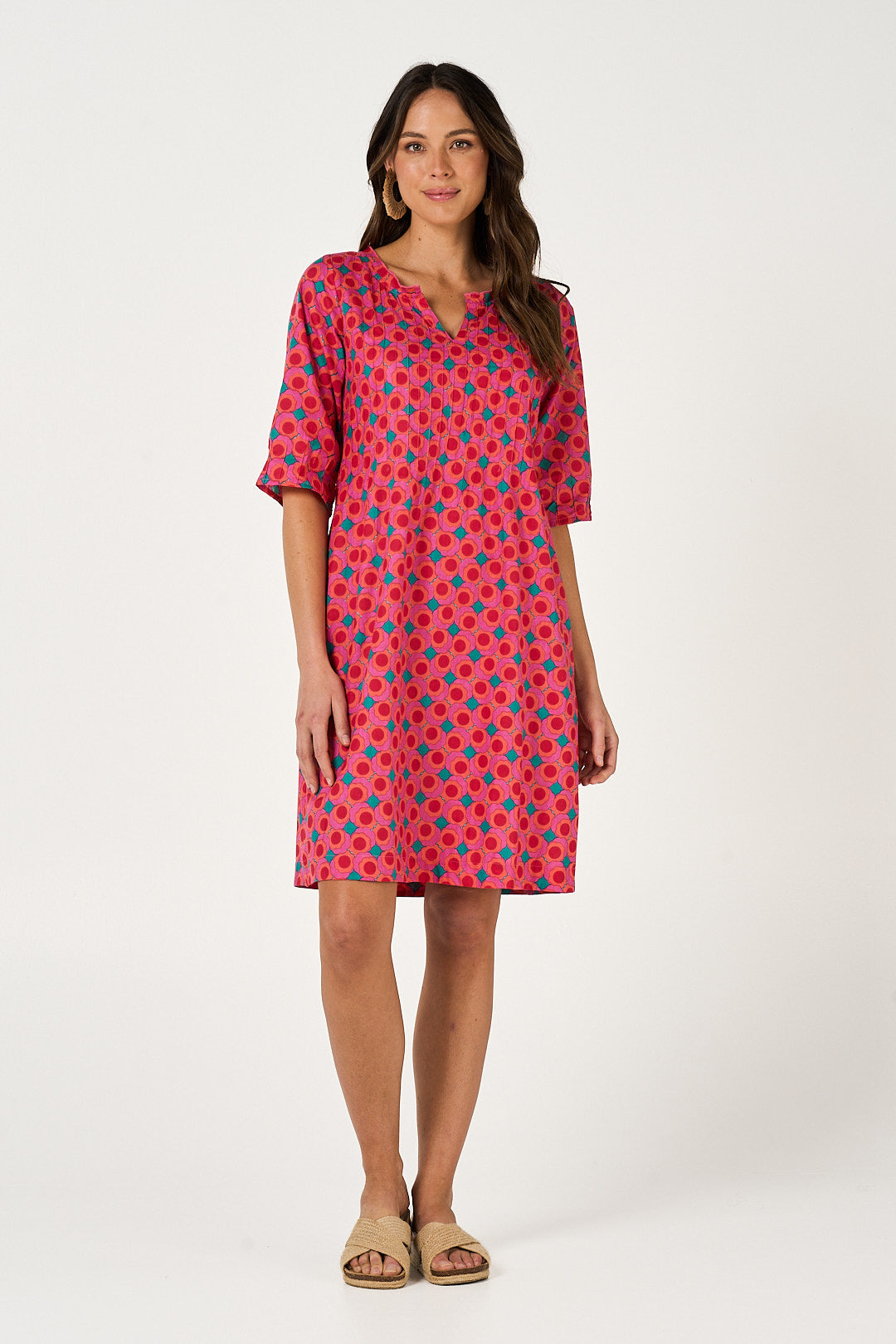 Dress Fleur -  Summer Retro Cotton