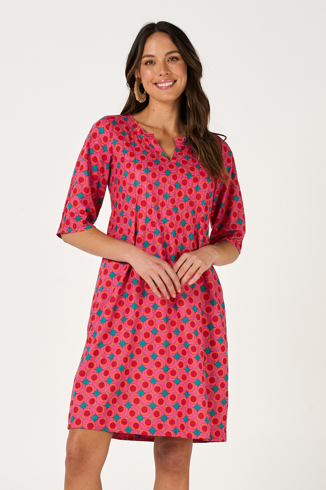 Dress Fleur -  Summer Retro Cotton