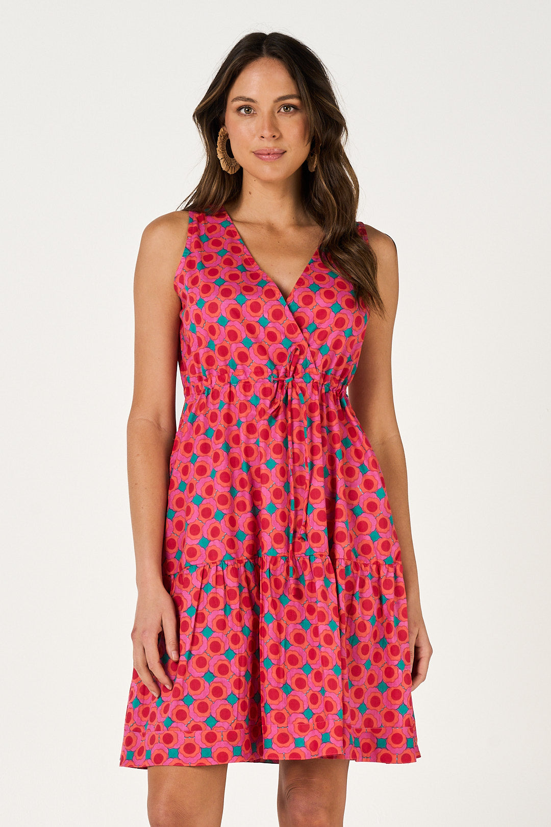 Dress Savita - Summer Retro Cotton