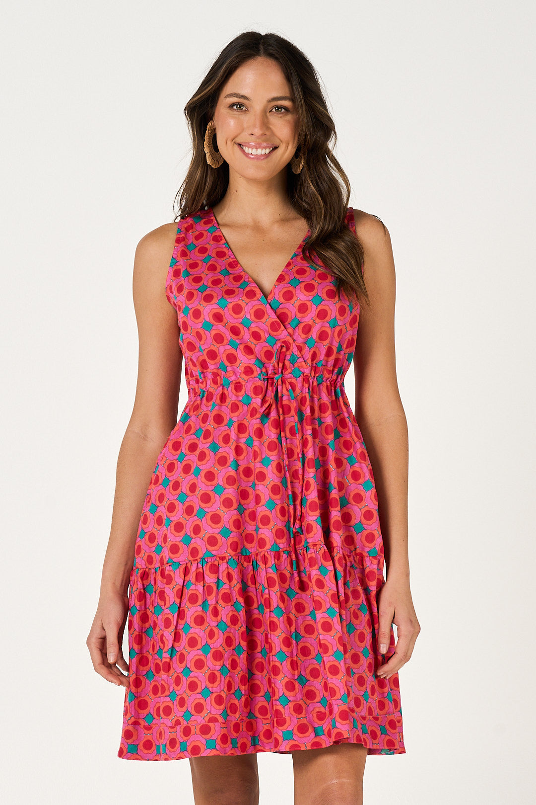 Dress Savita - Summer Retro Cotton