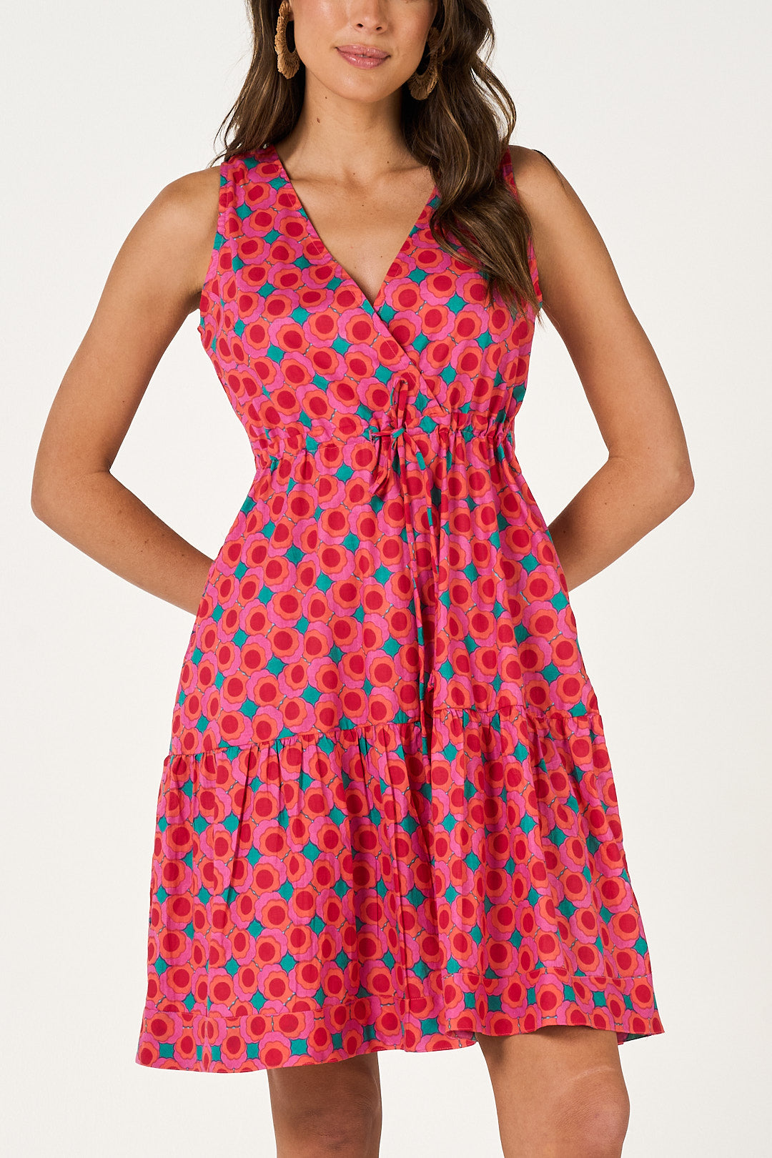 Dress Savita - Summer Retro Cotton