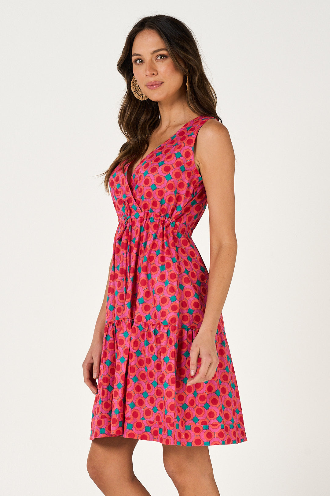 Dress Savita - Summer Retro Cotton