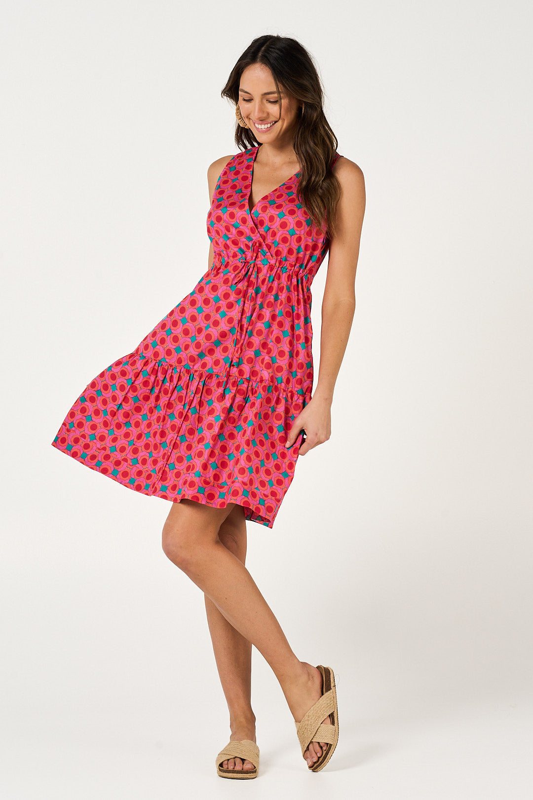 Dress Savita - Summer Retro Cotton