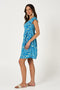 Dress Kama - Dreamstate Pagoda Blue Cotton