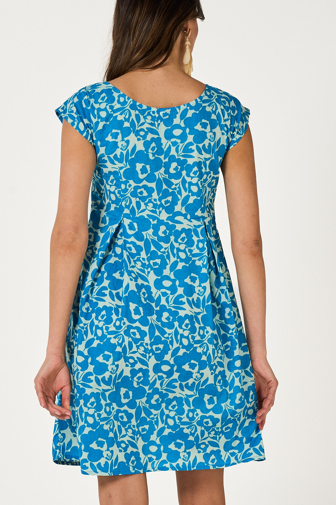 Dress Kama - Dreamstate Pagoda Blue Cotton