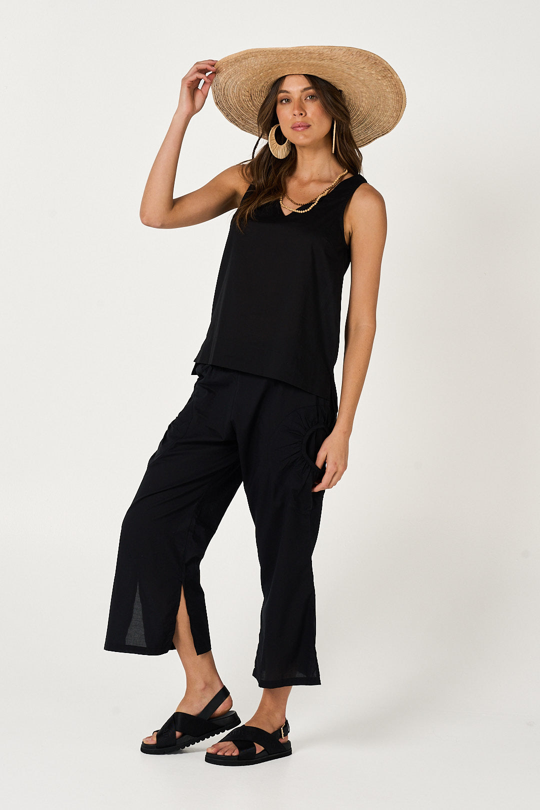 Pant Jaya - Black Cotton