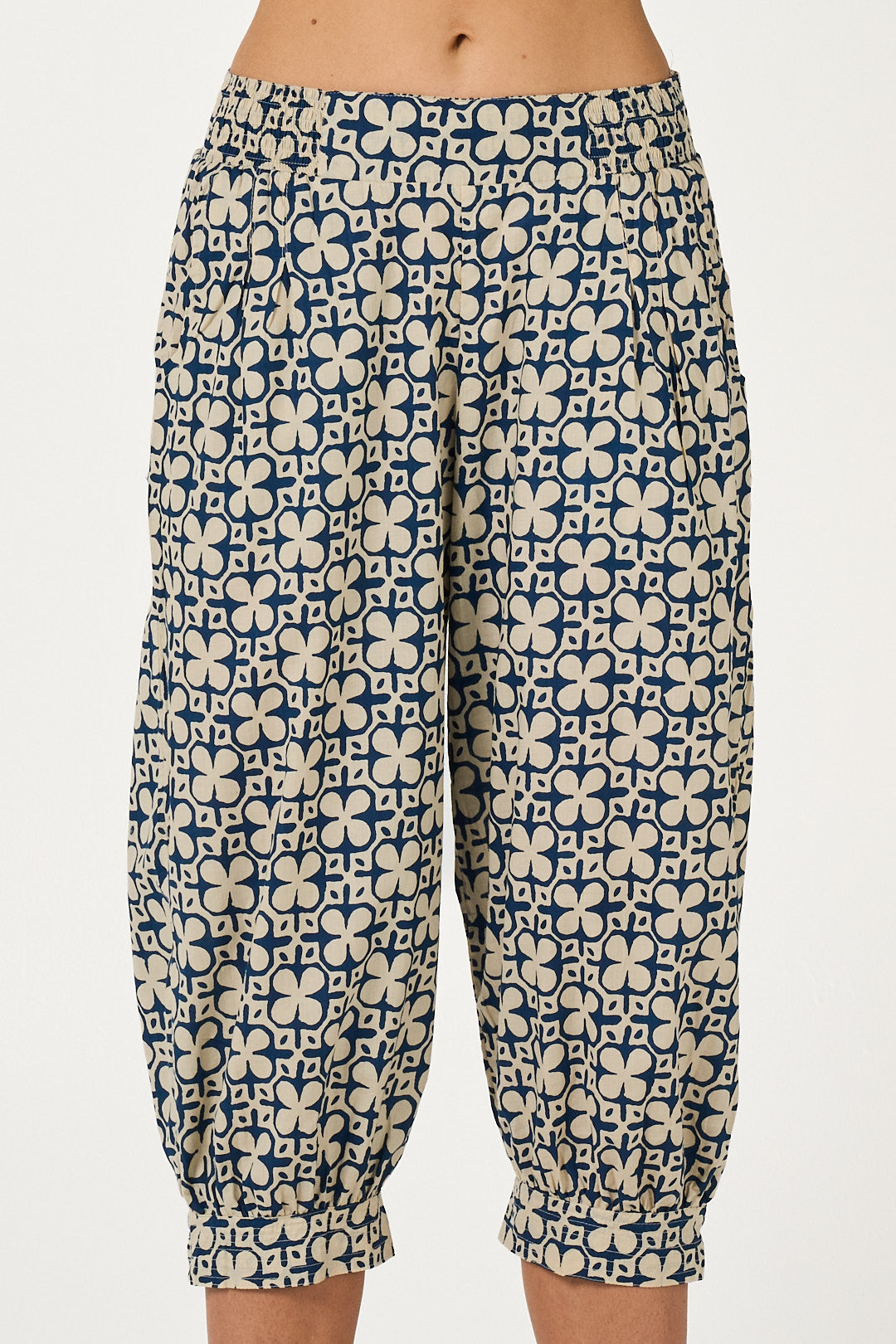 Pant Taj Mumtaz French Blue Cotton