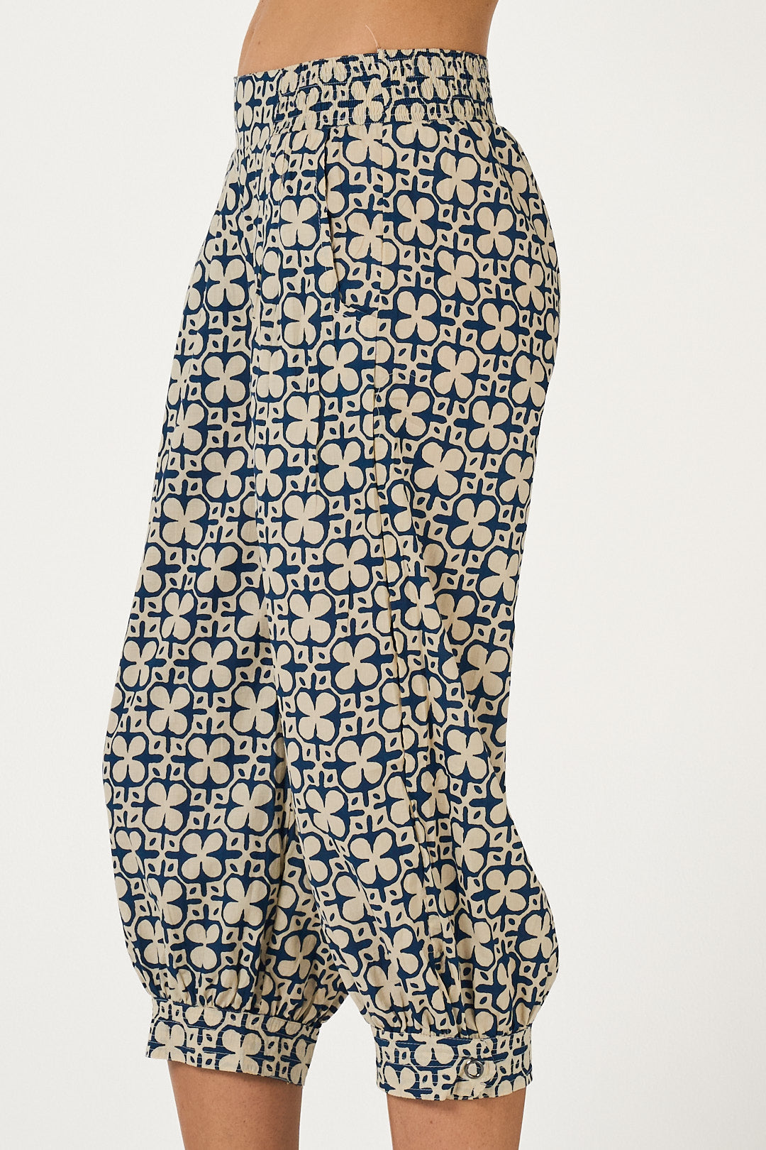 Pant Taj Mumtaz French Blue Cotton