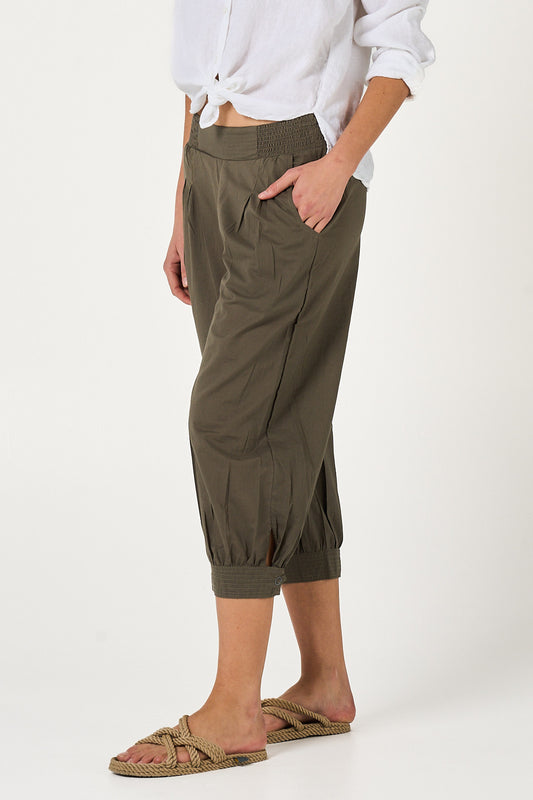 Pant Taj Deep Olive Cotton