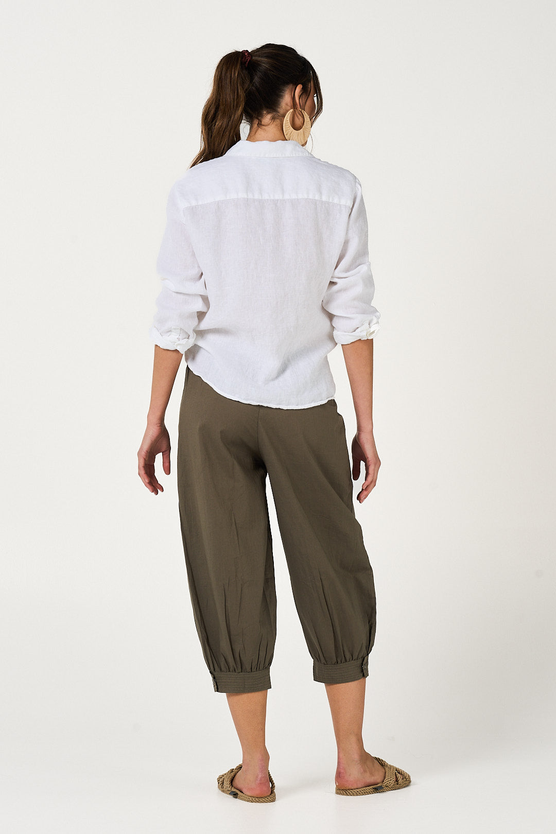 Pant Taj Deep Olive Cotton