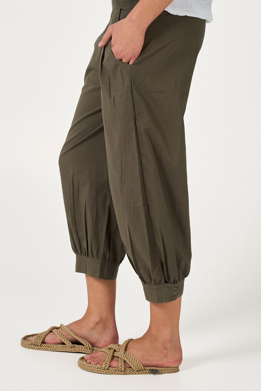 Pant Taj Deep Olive Cotton