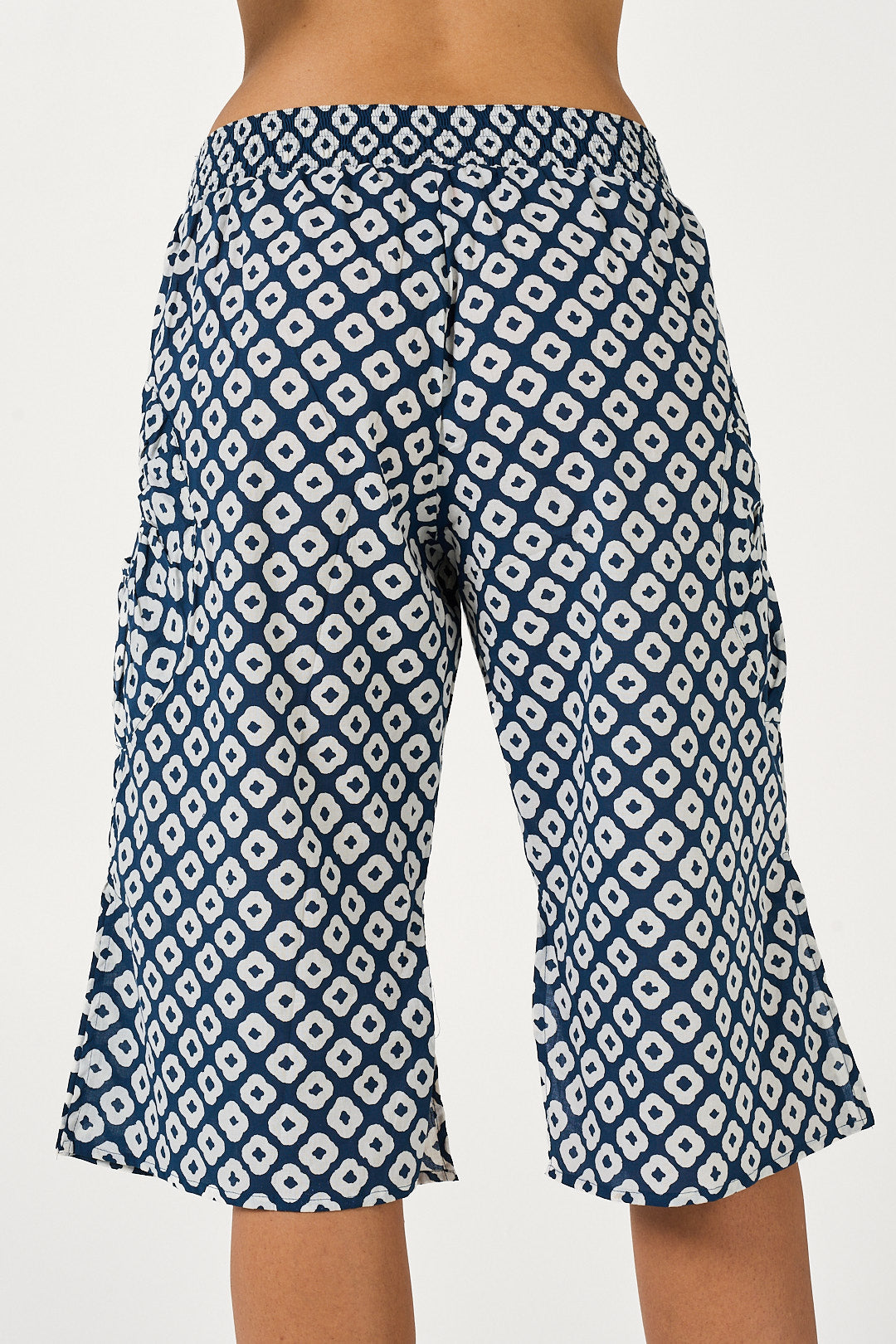 Pant Kimaya Short Palladio Blue Cotton