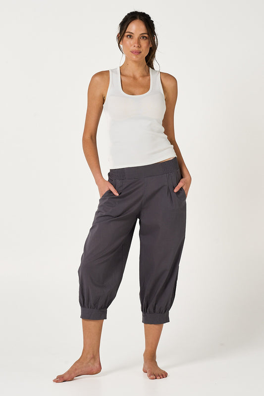 Pant Taj Charcoal Cotton