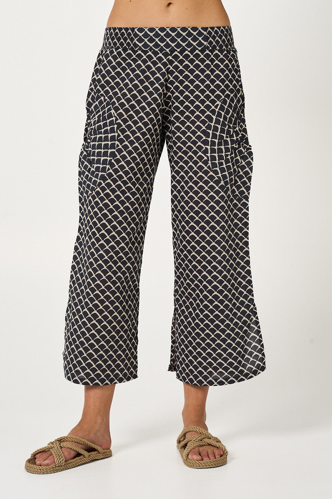 Pant Jaya - Indigo Shell Cotton