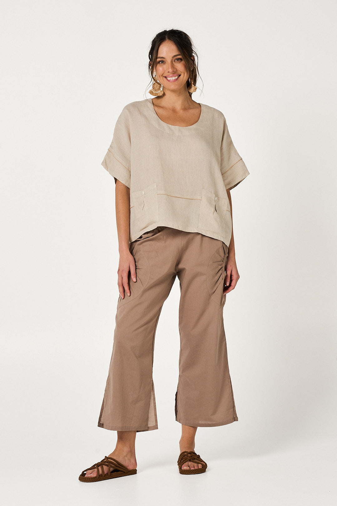 Pant Jaya - Latte Cotton