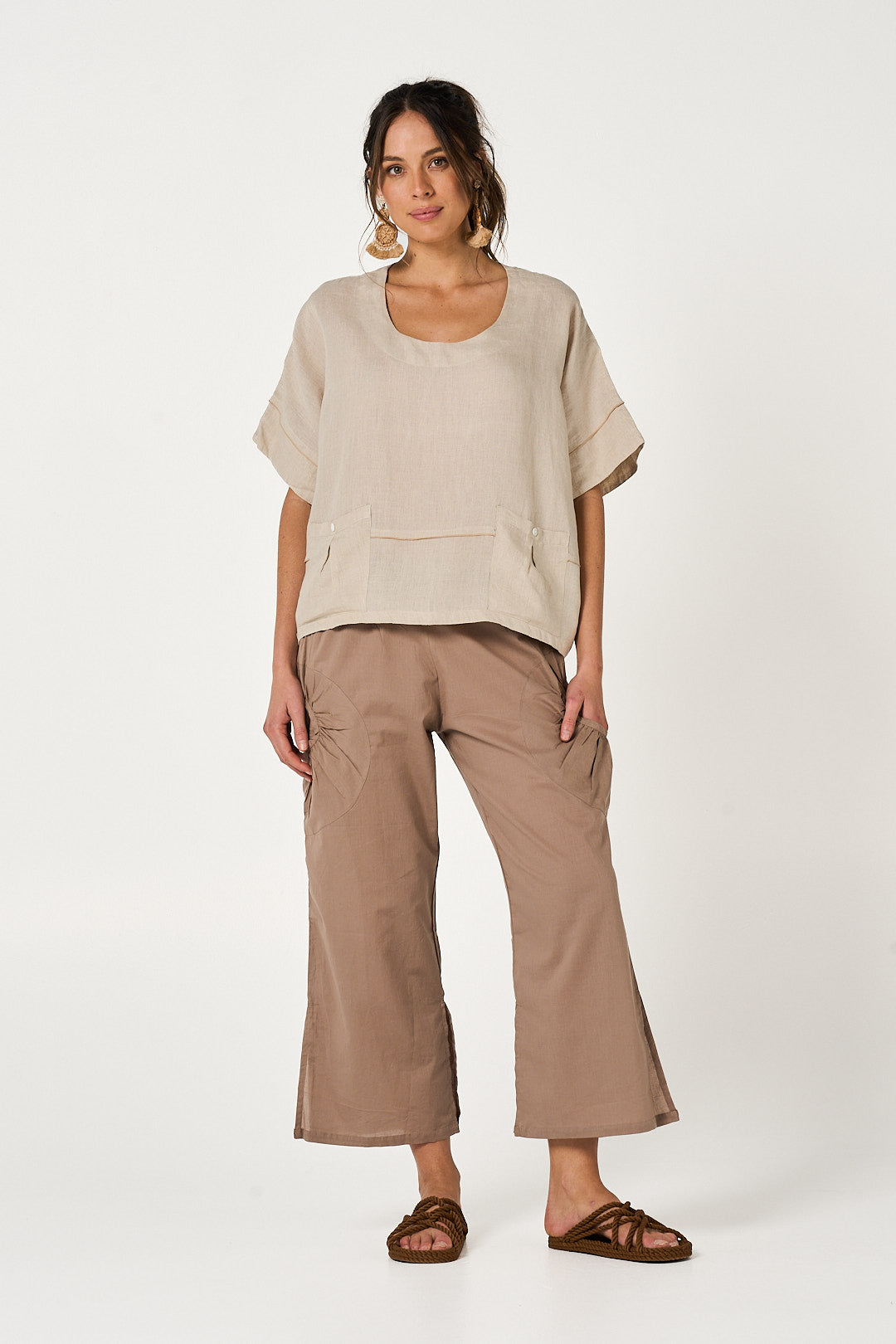 Pant Jaya - Latte Cotton