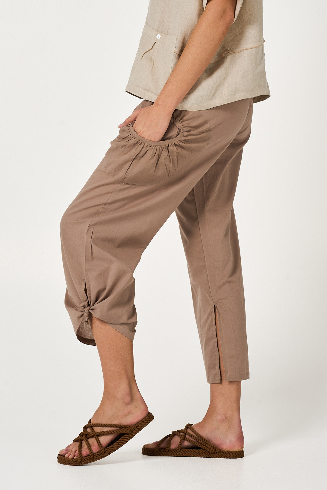 Pant Jaya - Latte Cotton