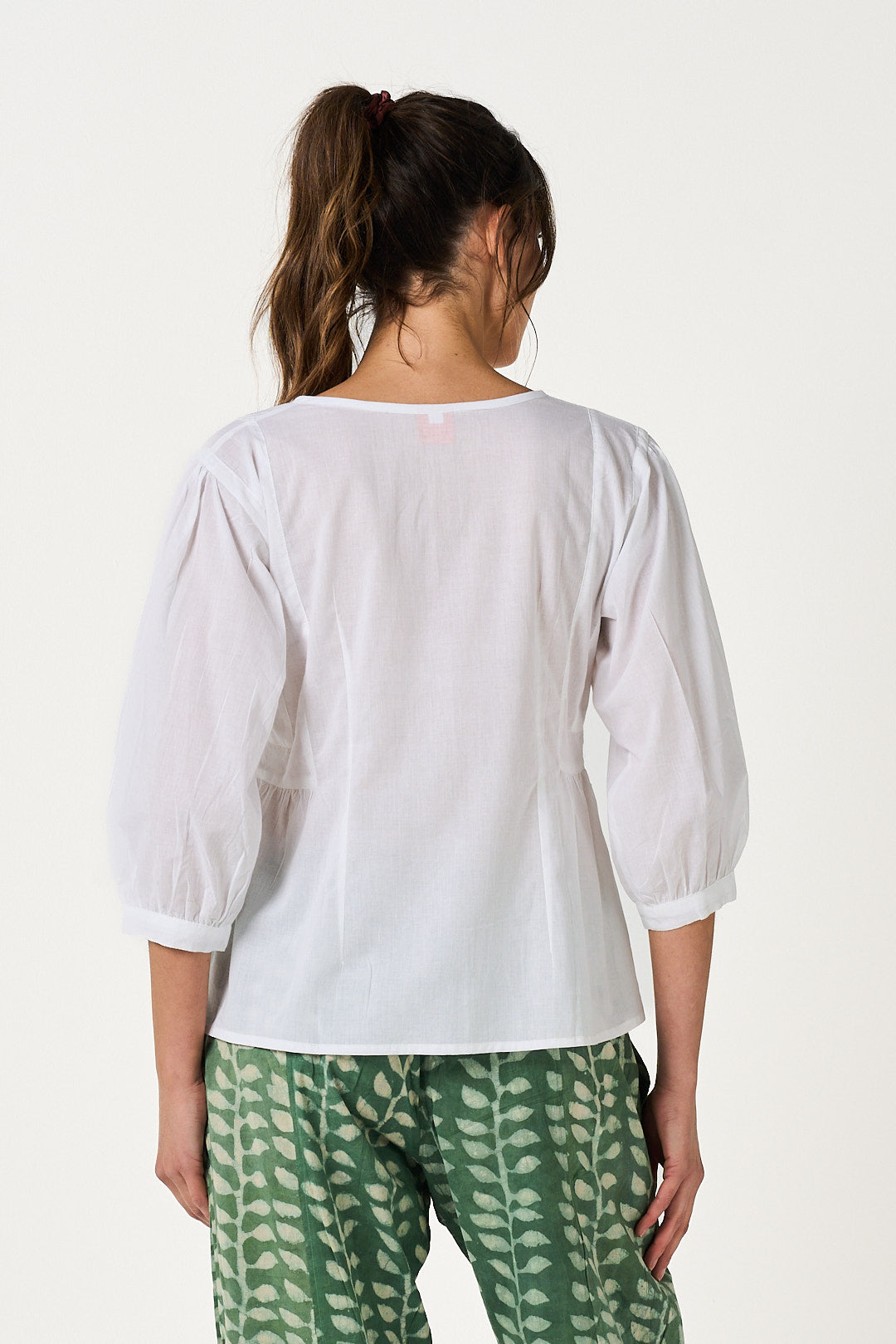 Top Arpana - White Cotton