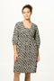 Dress Venus - Black Spot Cotton Handblock