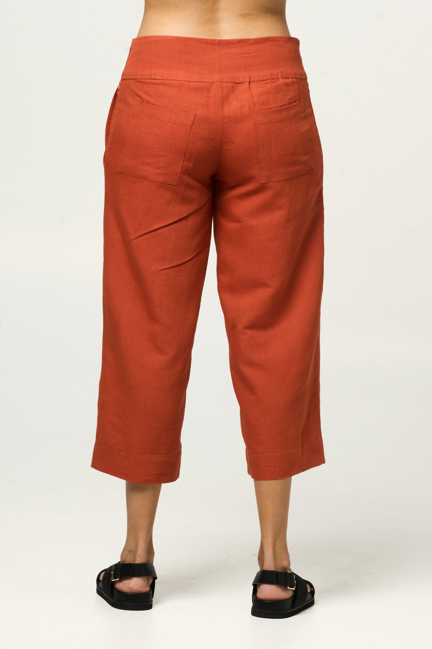 Pant Gita- Clay Cotton Linen Blend