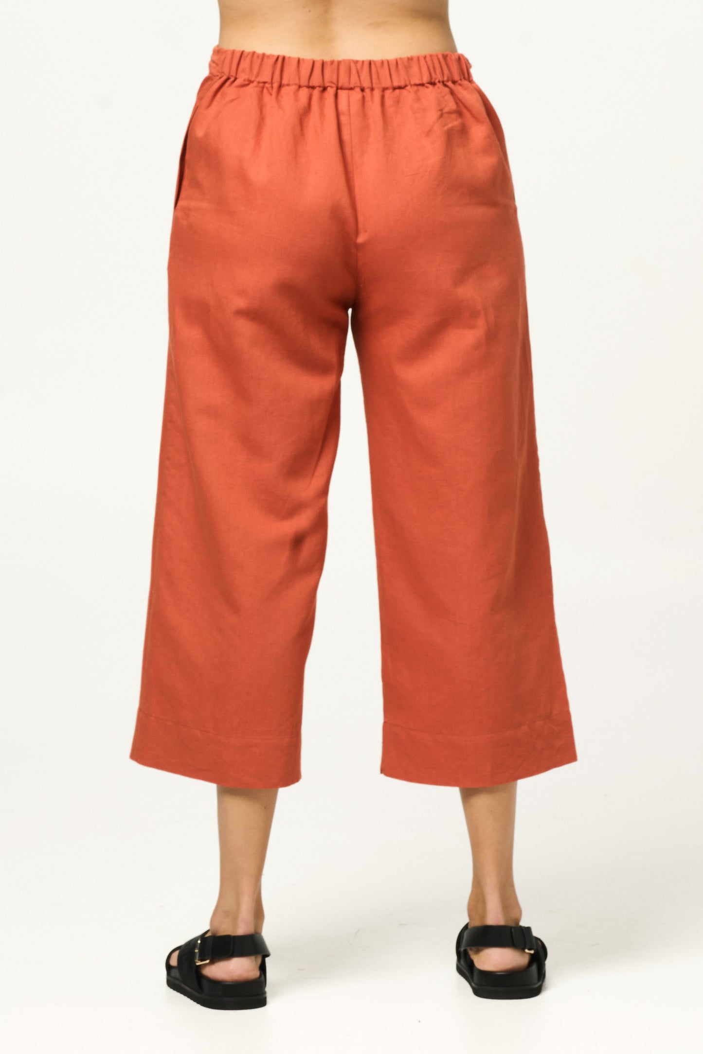 Pant Lounge - Clay Cotton Linen Blend