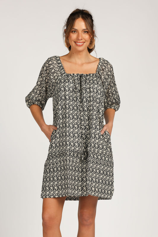 Dress Priya - Celestia Indigo Blue Cotton