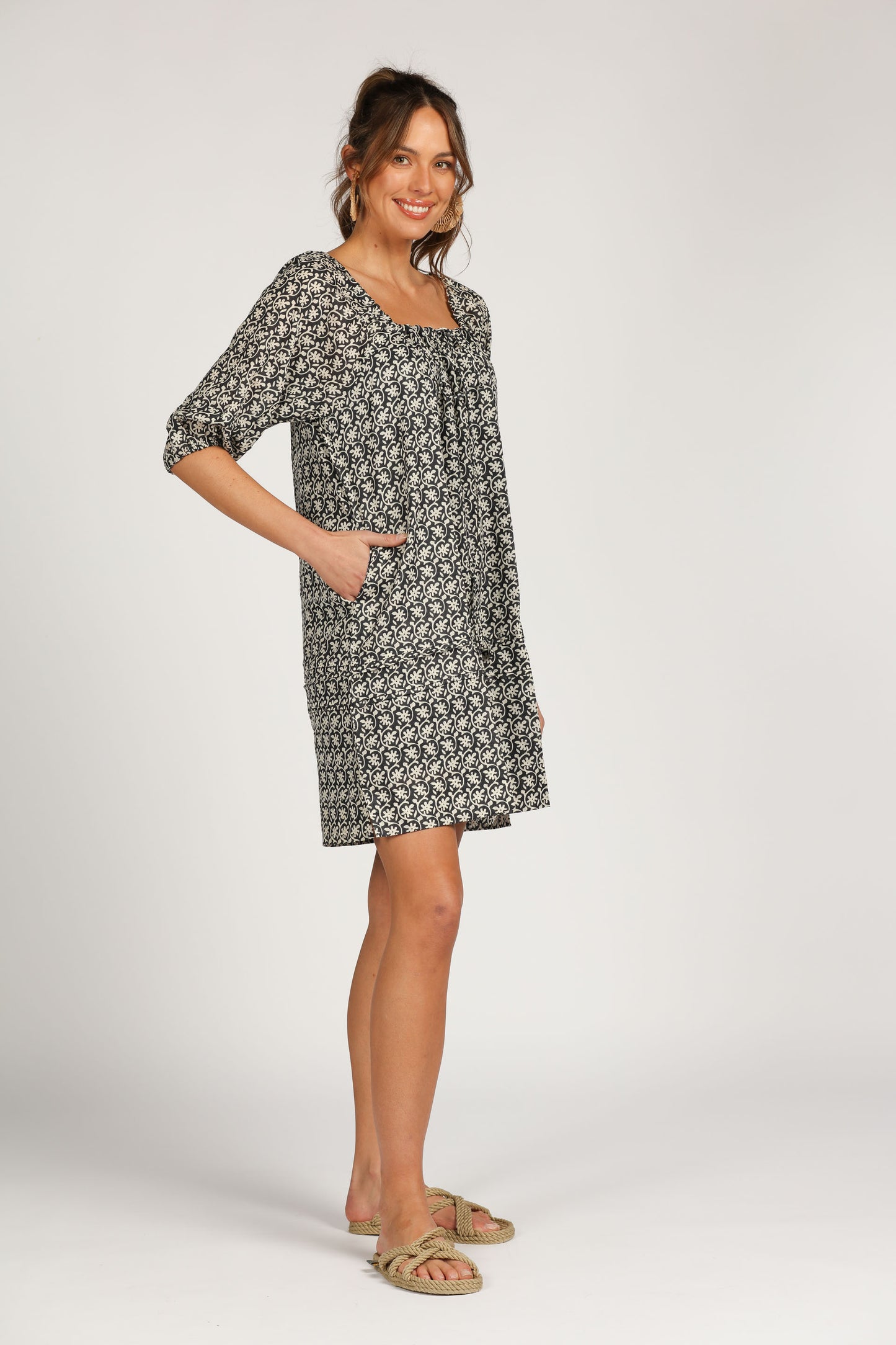 Dress Priya - Celestia Indigo Blue Cotton