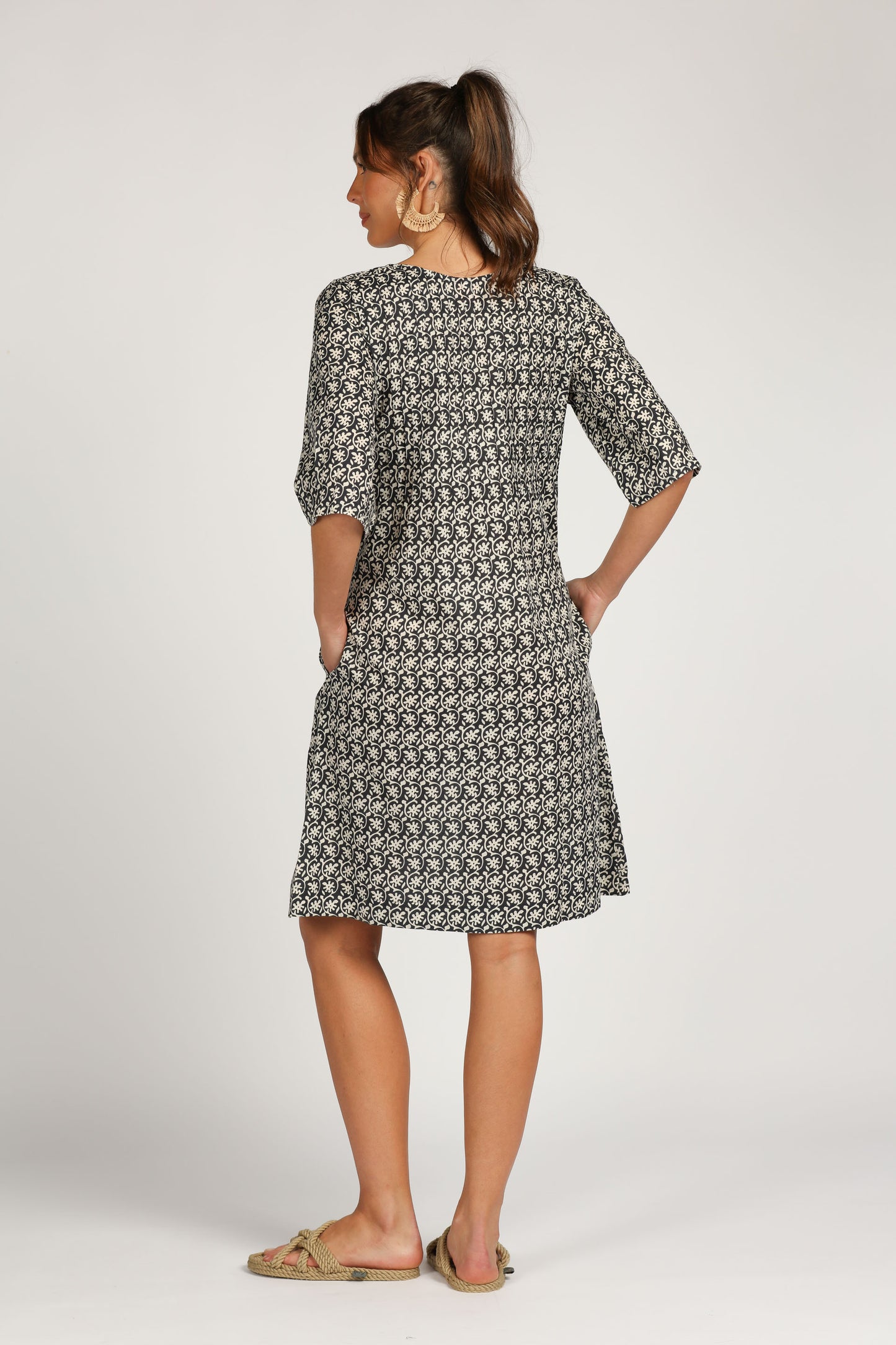 Dress Ananya - Celestia Indigo Blue Cotton