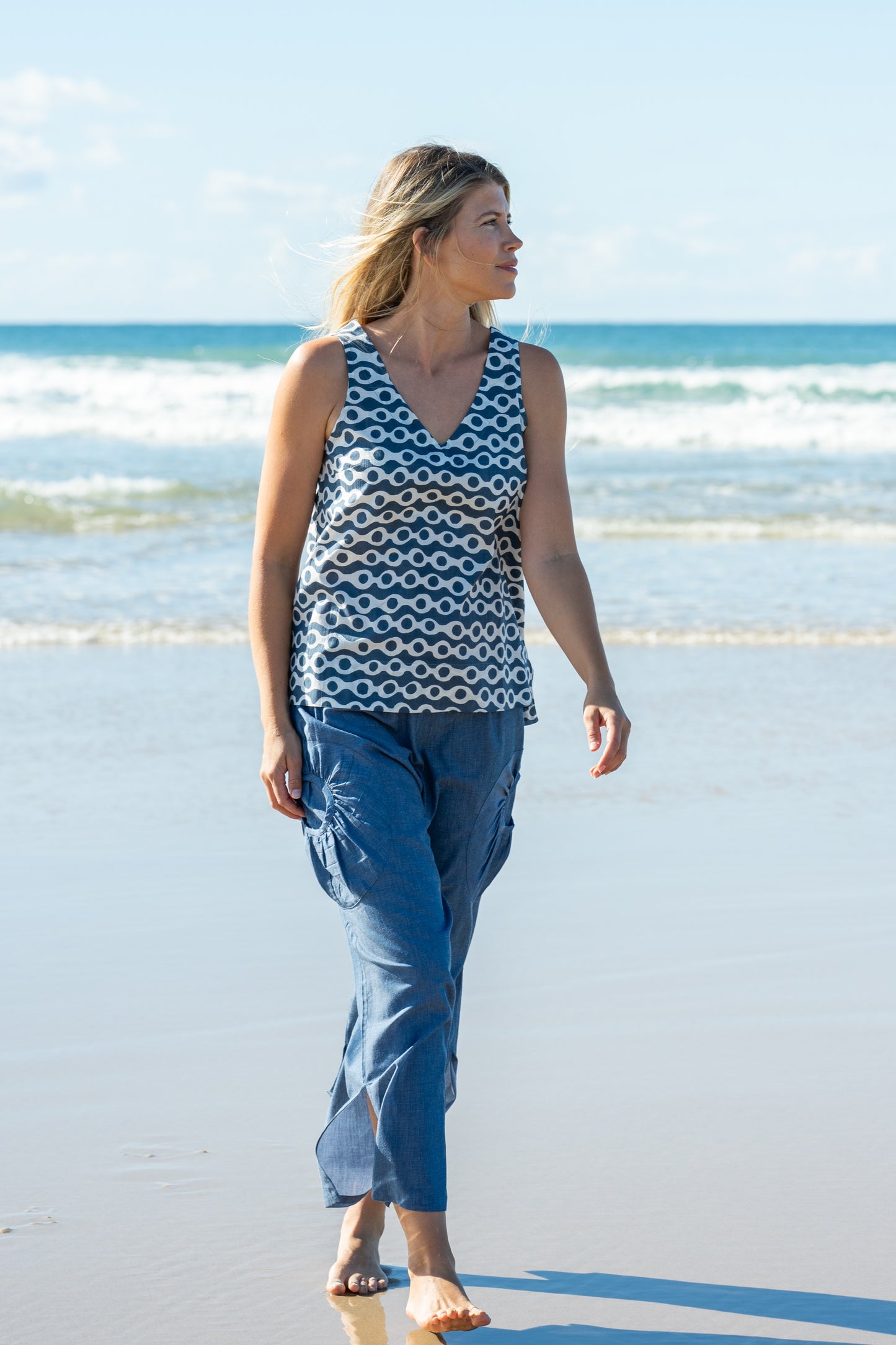 Top V Neck Cotton - Anouk Cotton
