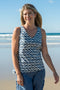 Top V Neck Cotton - Anouk Cotton