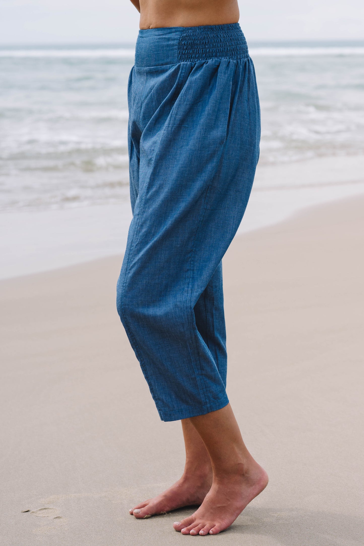 Pant Yoga - Ultralight Cotton Chambray