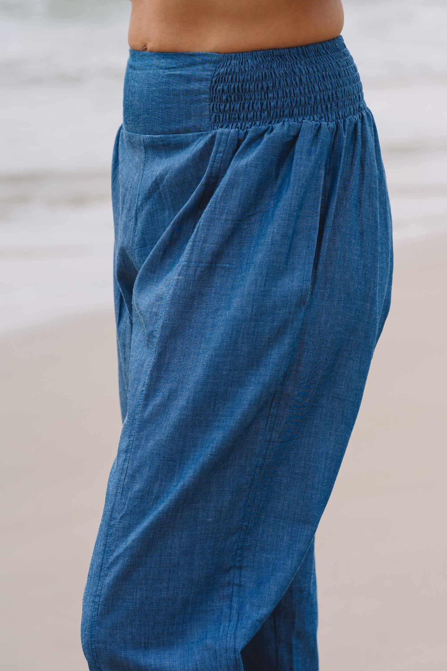 Pant Yoga - Ultralight Cotton Chambray
