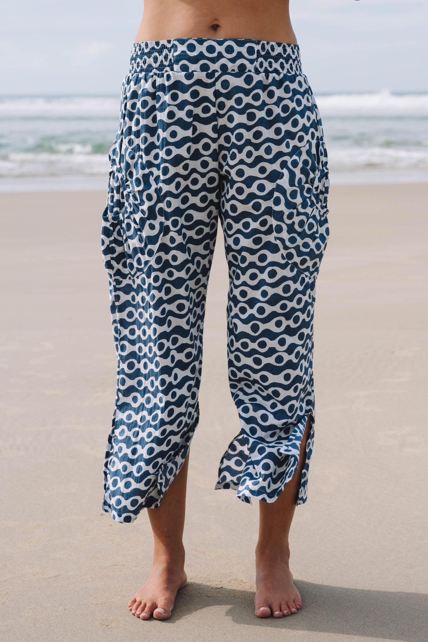 Pant Jaya ™- Anouk Blue Cotton